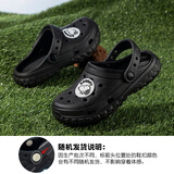 SNOOPY史努比童鞋儿童拖鞋夏季轻便男女童花园沙滩洞洞鞋4950黑色40-41