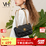 VANESSA HOGAN VH女包茵然软包系列复古太阳神斜挎包菱格链条腋下包小众单肩包