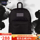 JANSPORT杰斯伯书包轻便双肩包男女旅行包简约背包电脑包学生校园 4QUEGP0 黑武士-隔层+侧袋-25年