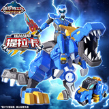 展高（JUMPGO）迷你特工队玩具男孩玩具生日礼物恐龙力量炫龙战甲提拉卡8601