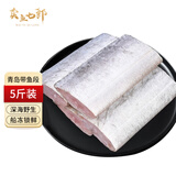 卖鱼七郎冷冻青岛带鱼段净重4.25斤 无冰带鱼 刀鱼 生鲜 鱼类 海鲜水产