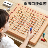 奕思瑞九九乘法口诀表背诵神器口算练习99乘除二年级小学生启蒙数学教具