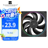 Thermalright(利民) TL-S12 炫彩光圈风扇 12cm机箱风扇 ARGB 风扇 支持神光同步 4PIN PWM 调速风扇