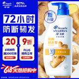 海飞丝生姜洗发水护根防断韧发1KG男士女士洗头膏洗发露去屑京东自营