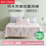慈云可水洗蚕丝春夏被 100%天然蚕丝全棉空调被子 150*210cm 苏亦诗