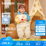 巴拉巴拉童婴儿连体羽绒服连体衣宝宝衣服冬哈衣爬服208424120202