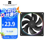 Thermalright(利民) TL-S12R 炫彩光圈风扇 12cm反出风机箱风扇 ARGB 风扇 支持神光同步 4PIN PWM 调速风扇
