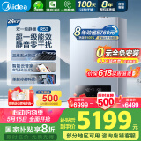 美的（Midea）无极双变频一级能效低噪冷凝燃气壁挂炉天然气采暖地暖锅炉热水器国家补贴免辅材费LL1PBD24-R53