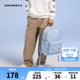 Converse 双肩背包中学生书包青少年秋季新款电脑包大容量 浅雾霾蓝 M【41*31*14cm 约17.8L】