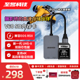 至誉科技Essential系列V60存储卡UHS-II SD卡 XT5/A7M4/EOS R6II R5II 高速内存卡 4K视频拍摄 128GB+读卡器(读速300MB/s)套餐