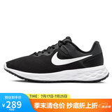 耐克NIKE女跑步鞋REVOLUTION6运动鞋DC3729-003黑35.5