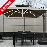 莫 家户外桌椅塑木室外组合咖啡桌椅庭院桌椅桌椅喝茶餐桌铝合金桌椅 4+120cm桌+2.5米太阳能伞