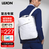 乐上（LEXON）双肩包14英寸笔记本电脑包书包泰维克纸环保旅行包时尚背包白色
