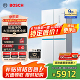 博世（BOSCH）【云朵白全域智净M8·轻享版】550升 风冷无霜冰箱 风路双循环 十字门冰箱BCD-550W(K5C821E23C)