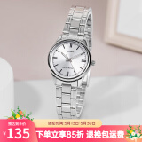卡西欧（CASIO）手表女 指针系列 时尚简约石英女表 防水学生考试表520情人节礼物 LTP-V005D-7A