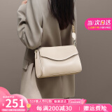 viney牛皮包包女包品牌斜挎枕头包轻奢单肩包生日520送女朋友礼物老婆