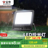 公牛（BULL）LED投光灯庭院灯工地灯园林照明露营灯 IP65防水100W-6500K白光
