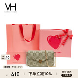 VANESSA HOGAN【送礼推荐】VH女包山茶花信封包高级感包包老花链条包单肩斜挎包