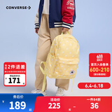 Converse 双肩背包中学生书包青少年秋季新款电脑包大容量 鹅蛋黄 M【41*31*14cm 约17.8L】