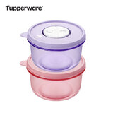 特百惠（Tupperware）微波饭盒400ml小萌碗三件套可冰箱冷冻可微波炉加热密封保鲜盒 微波小萌碗 2件套 颜色随机