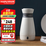 摩飞电器（Morphyrichards）便携式烧水壶烧水杯 宿舍电热水壶恒温壶 旅行出差电热水壶 烧水保温一体养生壶 0.5L 【镇店款】MR6080陶瓷白