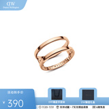 丹尼尔惠灵顿（DanielWellington）DW戒指女 情侣戒指时尚对戒 生日礼物送女友送爱人 50号 玫瑰金 DW00400113