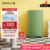 小吉（MINIJ）迷你复古小冰箱冷冻冷藏一体小型家用租房宿舍办公室客厅冰箱礼物节能低噪BC-M121CG
