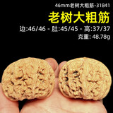 沐玛文玩核桃狮子头手把件四座楼古玩麒麟官帽手玩盘生日礼物 46mm老树大粗筋-31841+高级工具