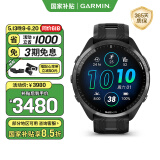 佳明（GARMIN）Forerunner965铁三跑步游泳滑雪户外运动智能手表男女表极夜黑