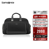 新秀丽（Samsonite）手提包休闲旅行包时尚高端行李袋可挂靠拉杆箱TO0*09013黑色