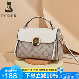 金狐狸（FOXER）女士包包女包大容量单肩斜挎包手提妈妈包轻奢生日礼物送女生女友