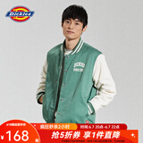 dickies 夹克 时尚宽松休闲棒球服外套 男女情侣运动11147 常春藤绿 S