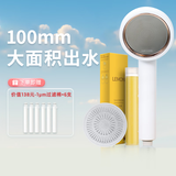 Aroma Sense过滤花洒喷头增压韩国进口活性碳除氯净水过滤沐浴花洒手持莲蓬头 AROLUXE瓷白标配+vc滤芯1+炭盒