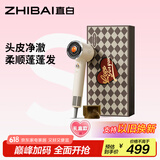 直白【国家补贴】复古家用电吹风机大风力静音负离子护发高速干吹风筒生日礼物女甄选礼盒S1白色高配版