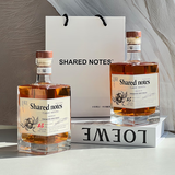 SHARED NOTES 分享笔记方瓶梅子酒500ml日式甜型梅酒女士果酒甜酒低度微醺晚安酒 【赠礼袋】分享笔记梅子酒*2