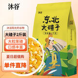 沐谷 东北大碴子2斤装 大粒玉米碴 玉米碜 笨碴子大碴子粥原料