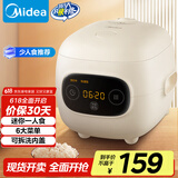 美的（Midea）大眼萌 智能电饭煲电饭锅1.2L迷你1-2人宿舍萌趣 黑晶内胆微压蒸煮米饭锅FB12X1-306E