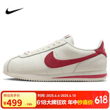 耐克NIKE女子休闲鞋板鞋阿甘鞋CORTEZ新年红运动鞋FZ5167-133帆白37.5