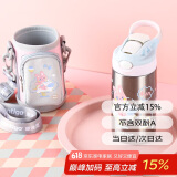 contigo康迪克儿童学生保温杯吸管杯400ml兔兔游乐园HBC-GIZ262VP+