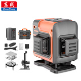 东成12线水平仪红外线高精度激光自动调平建筑强光平水仪DTX4V-12DE