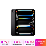 Apple/苹果 iPad Pro 11英寸 M4芯片 2024年平板电脑(1TB eSIM版/纳米纹理玻璃/MWRU3CH/A)深空黑色