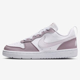 耐克NIKE女子休闲鞋 COURT BOROUGH 运动鞋DV5456-134白/粉紫38.5