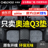 车丽友 专用于奥迪Q3定制19-24款全包围汽车脚垫