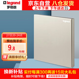 罗格朗（LEGRAND）开关插座面板 仕典米兰金系列无边框大面板空白面板