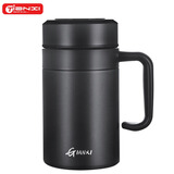 天喜（TIANXI）保温杯大容量水杯男士泡茶杯316不锈钢商务办公杯礼物