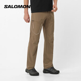 萨洛蒙（Salomon）男款 城市轻户外防泼水舒适透气轻薄徒步休闲长裤 WAYFARER PANTS 花菇棕 C22166 M 175/82A(50R)