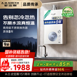 史密斯（A.O.SMITH）佳尼特16升精钢燃气热水器 国家补贴 不锈钢换热器包8年  恒温大水量  抗风防冻 JSQ31-TC1