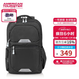 美旅箱包胡先煦同款双肩包休闲运动大容量背包QI5 黑色升级版