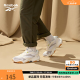Reebok锐步官方男女FLUFFIPUFF黑武士贝果鞋运动休闲舒适老爹鞋 HQ5928 奶酪芝士 37.5