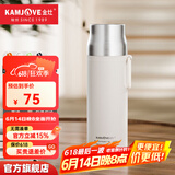 金灶（KAMJOVE）保温茶杯男士泡茶专用茶水分离泡茶杯子不锈钢内胆双层保温杯T-8F 象牙白 500ml